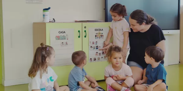 Primeres setmanes de l'alumnat de I3 de Jesuïtes Bellvitge