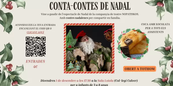 Cartell activitat contacontes de Nadal