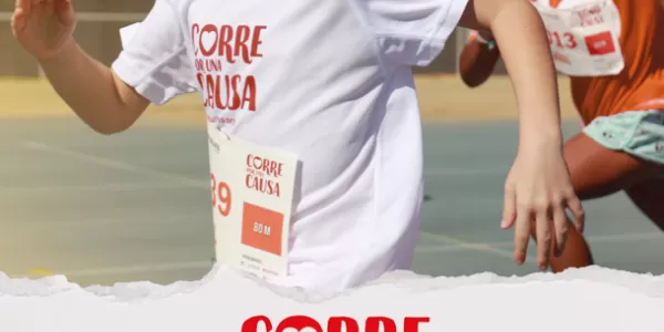 Cartell cursa: Corre per una Causa 2024