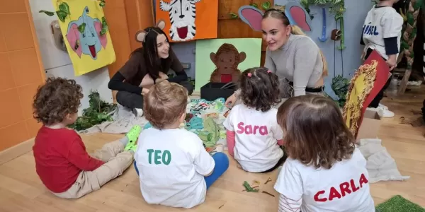 Alumnat d'FP de Jesuïtes Bellvitge a la Llar d'Infants el Saltiró