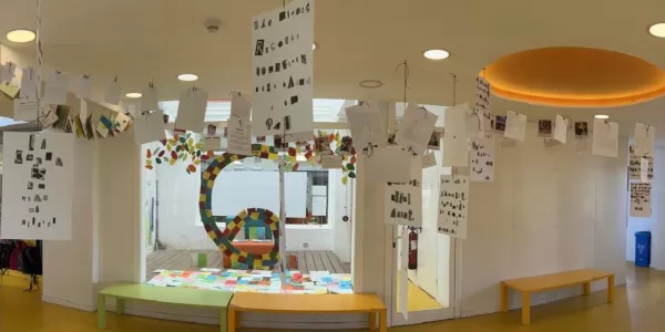 Exposició de les produccions artístiques de l'alumnat de 6è de Primària-NEI en el marc del projecte ItinerART. 