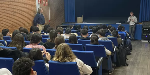 Conferència Unió Europea per a l'alumnat de Jesuïtes Bellvitge