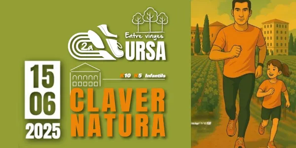 Cartell 2a Cursa Claver Natura Entre Vinyes 2025