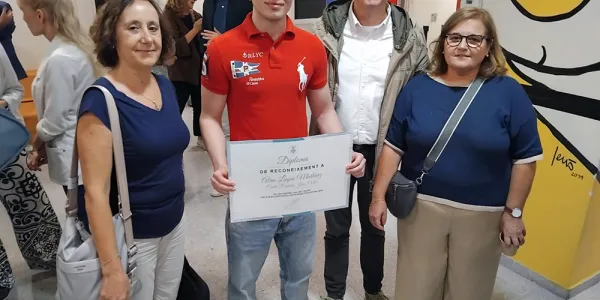 Reconeixement excel·lència PAU alumne Jesuïtes Bellvitge
