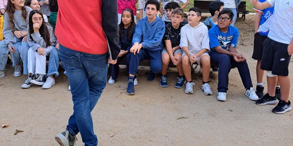 Activitat al parc amb l'Àrea Metropolitana de Barcelona