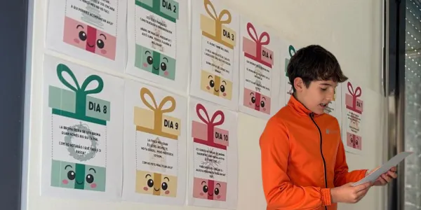 Calendari d'Advent del bon tracte treballat a 5è i 6è de Primària-NEI