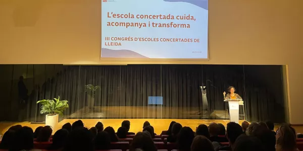 Acte de l'escola concertada de Lleida a La Llotja el 26 de Febrer de 2026