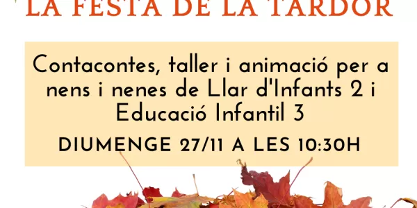 festa de la tardor 27 de novembre a les 1030h 2