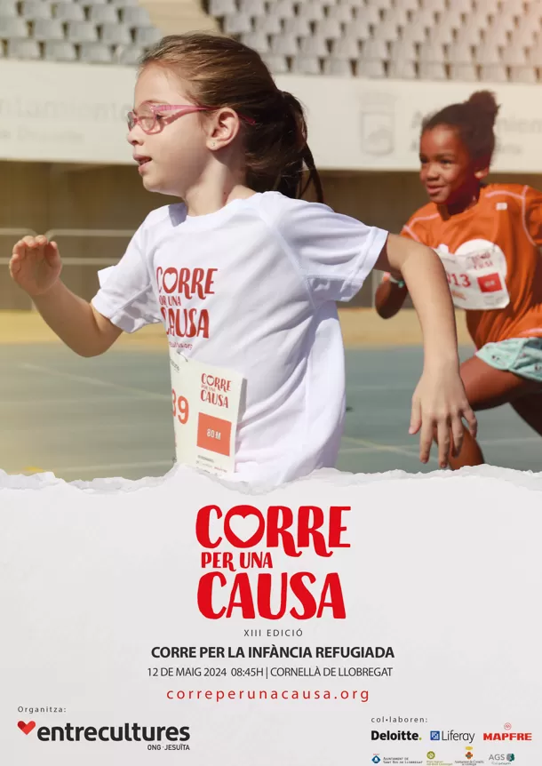 Cartell cursa: Corre per una Causa 2024