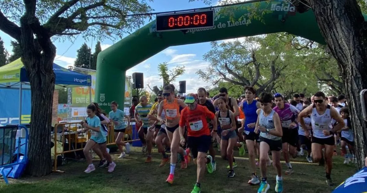 Sortida de les curses competitives a la Cursa Claver Natura 2024