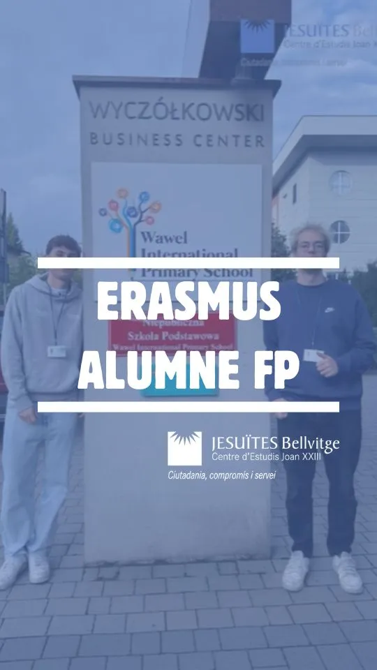 Portada video Erasmus alumne Administració i Finances Jesuïtes Bellvitge